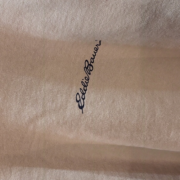 Eddie Bauer Men's Beige Crewneck Sweater, Size M - Picture 2 of 6